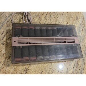 Vidal Sassoon Slimline Hairsetter VS370 Hot Rollers 20 Velvet Curlers With Clips